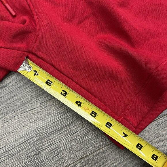 Jordan Fleece Shorts Size Medium Mens Red Brooklyn Standard Fit $52 - Picture 4 of 10